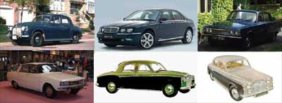 Montage of cars named Rover